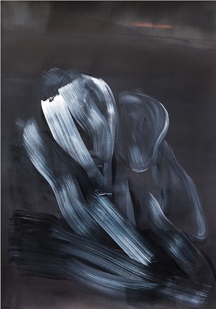 Untitled, 2019, Acrylic on paper, 100x71cm